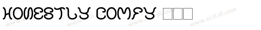 Honestly Comfy字体转换